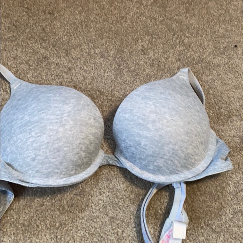 Pink Victoria’s Secret bra